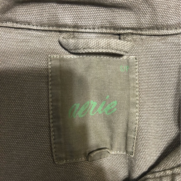 Aerie Olive Green Oversized Utility Jacket - Picture 3 of 7